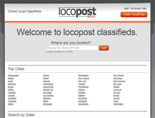 Tablet Screenshot of locopost.com